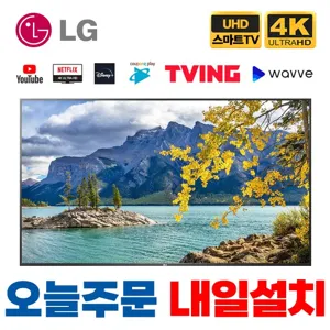 LG전자 55인치 4K UHD 넷플렉스 유투브 스마트 LED TV 55UN6950, 지방벽걸이설치