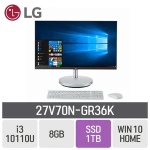 [CPU i5-12세대 업그레이드출고] LG 일체형PC 27인치 27V70N-GR36K [22년형 신모델 i5-1240P 윈11홈 기본탑재된제품으로 출고됩니다]