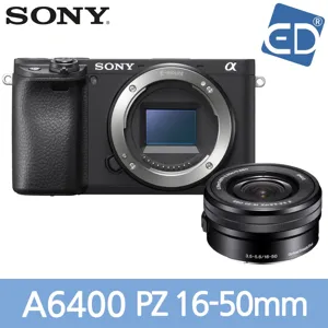 [소니정품] A6400 / 미러리스카메라+16-50mm렌즈 Kit-블랙/ED