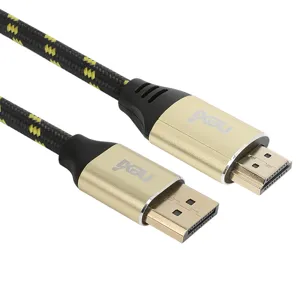 넥시 4K DP TO HDMI 1.2ver Fine Gold 메탈 최고급형 케이블 NX979