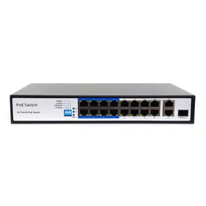 (NEXT POE418SFP-GTP) 16포트 10/100Mbps PoE 스위칭허브 150W 2TP 1SFP