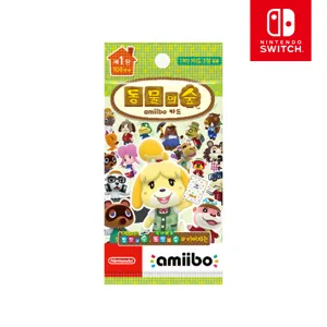 [닌텐도 스위치] 동물의 숲 amiibo 카드 제1탄 제2탄 제3탄 제4탄 한글 정품 팩단위 박스단위 판매