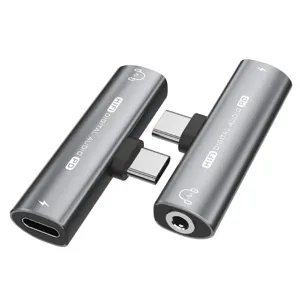 바라보고 USB C to 3.5mm C타입 PD 충전 듀얼 젠더 T A00