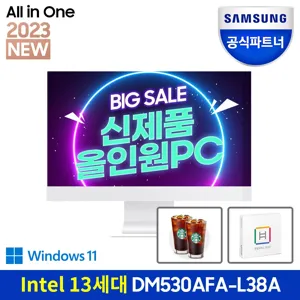 삼성전자 올인원 PC DM530ADA-L38AW (11세대 인텔 i3-1115G4 60.5cm)