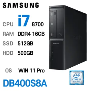 삼성중고컴퓨터 DB400S8A 인텔 8세대 core-i7 가성비 사무용컴퓨터 윈도우11설치, DB400S8A, 기본형