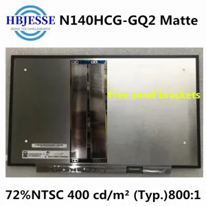 N140HCG-GQ2 IPS FHD 72% NTSC 30 핀 eDP 노트북 매스 무광 교체 LCD LED 스크린 패널 14.0 인치 모델