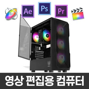 지오피씨 4K 영상편집 컴퓨터 유튜브 동영상편집 영상편집용 PC 데스크탑