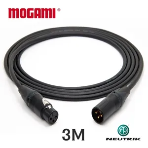 MOGAMI 2534 XLR + XLR 모가미 뉴트릭 골드 마이크 케이블 3M, 단일상품