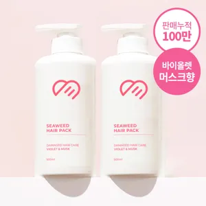 쏘미미 물미역 헤어팩 2개, 500ml, 2개