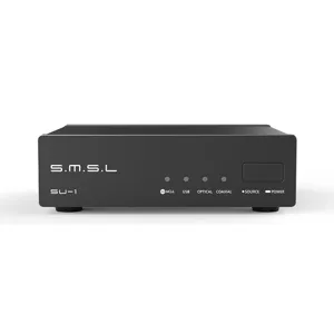 블루투스송수신기 DAC SMSL SU1 MQA 오디오 고해상도 미니 데스크탑 디코더 AK4493S 칩 PCM768 DSD512