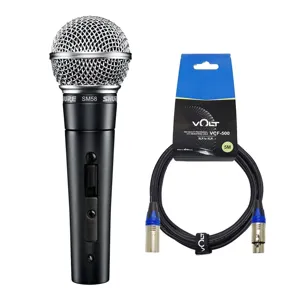 SHURE SM58 SK 슈어 유선 마이크+5M 케이블+마이크 홀더 포함 (스위치있음), SM58 SK