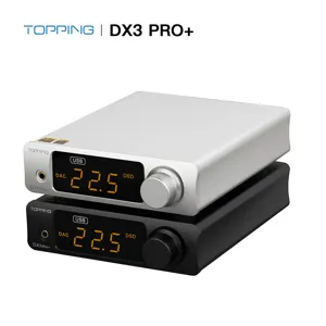 TOPPING DX3Pro+ 오디오 DAC ES9038Q2M DSD512 PCM768KHZ 블루투스 5.0 LDAC USB 디코더 XMOS 헤드폰 증폭기 3.5mm RCA 출력