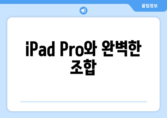 iPad Pro와 완벽한 조합