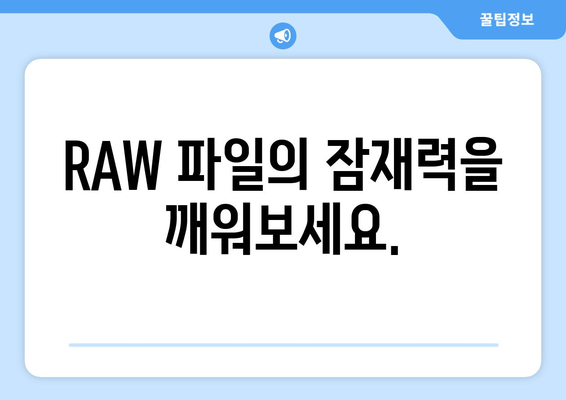 bsunraw 활용 가이드| 사진 보정의 새로운 지평을 열다 | RAW 파일, 사진 편집, 전문가 팁